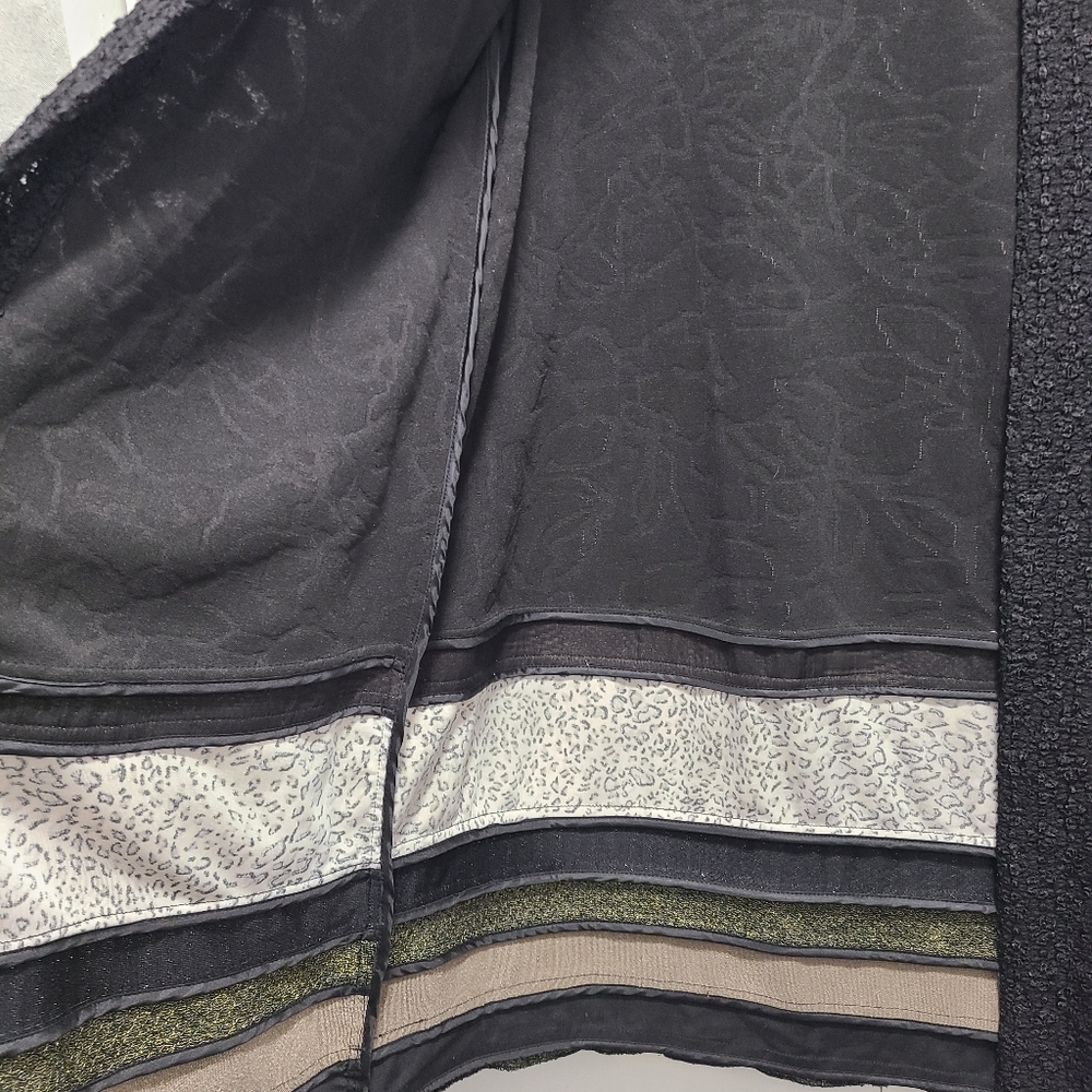 CHICOS DUSTER PATCHWORK JACQUARD PATTERN TEXAS TA… - image 7